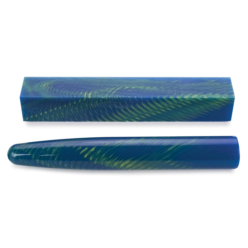 Poly Resin Pen Blank - 3/4" x 3/4" x 5" - Fog